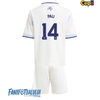 Aston Villa Pau Torres #14 Echipament de Fotbal Replică 2025-26 Copii Treilea (+ Șorturi)